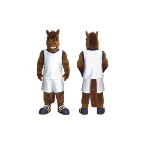 Adorable Brown Horse Mascot Costume for Events Promotions