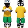Black and White Zebra Mascot Costume