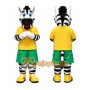 Black and White Zebra Mascot Costume