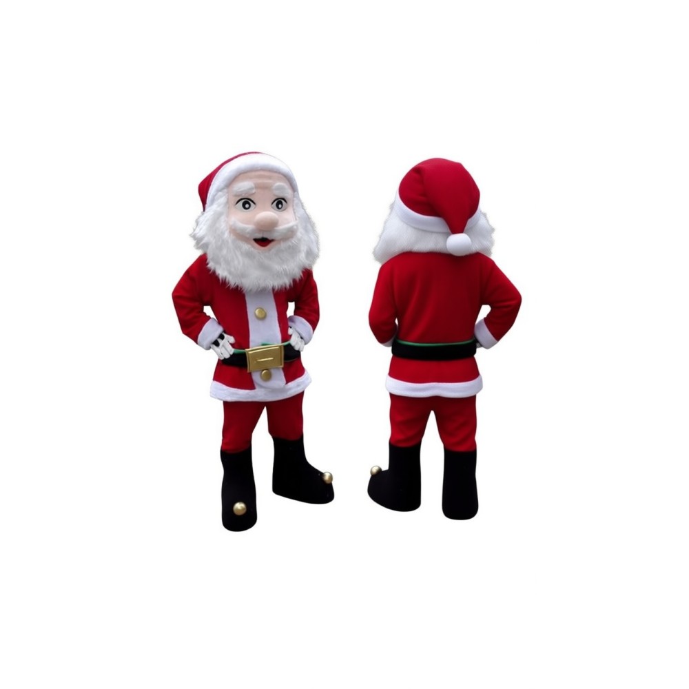 Realistic Santa Claus Mascot Costume