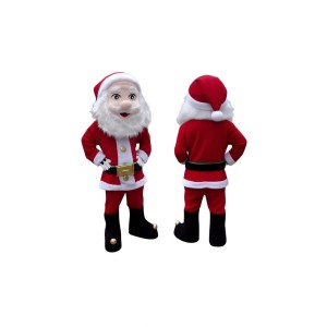 Realistic Santa Claus Mascot Costume