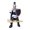 Navy Blue Warrior School Mascot Costume Navy Blue Warrior School Mascot Costume
