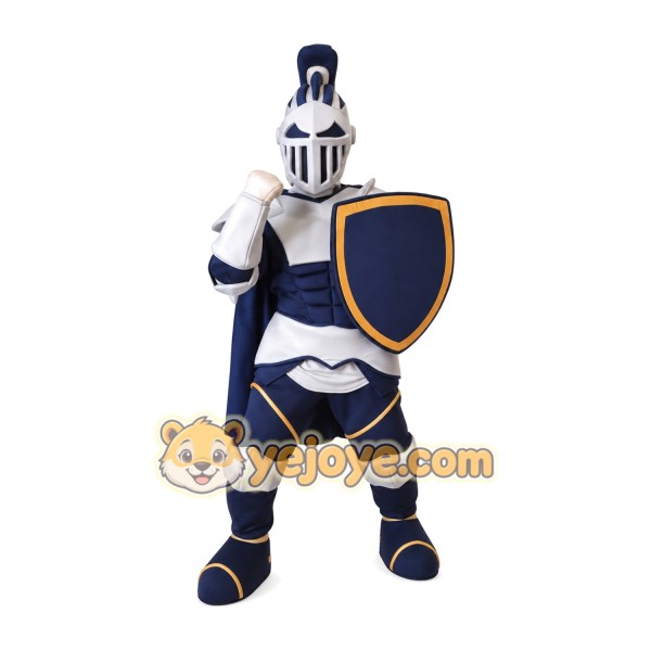 Navy Blue Warrior School Mascot Costume