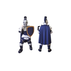 Navy Blue Warrior School Mascot Costume