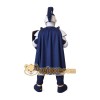Navy Blue Warrior School Mascot Costume Navy Blue Warrior School Mascot Costume