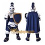 Navy Blue Warrior School Mascot Costume