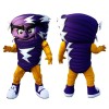 Navy Purple Tornado Mascot Costume