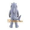 Grey Shark Mascot Costume Grey Shark Mascot Costume