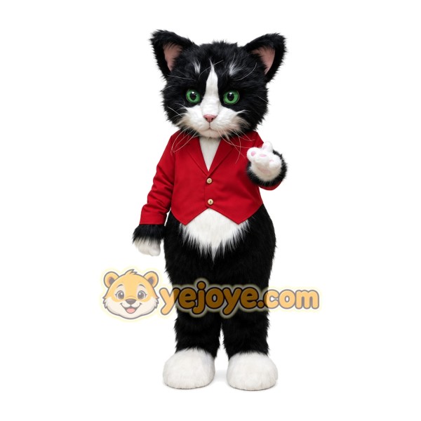 Black Cat Mascot Costume