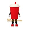 Red Coffee Cup Mascot Costume Red Coffee Cup Mascot Costume