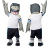 Grey Shark Mascot Costume - Realistic Gray Shark Full-Body Suit for Schools, Sports & Events