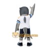 Grey Shark Mascot Costume - Realistic Gray Shark Full-Body Suit for Schools, Sports & Events Grey Shark Mascot Costume - Realistic Gray Shark Full-Body Suit for Schools, Sports & Events