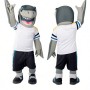 Grey Shark Mascot Costume - Realistic Gray Shark Full-Body Suit for Schools, Sports & Events