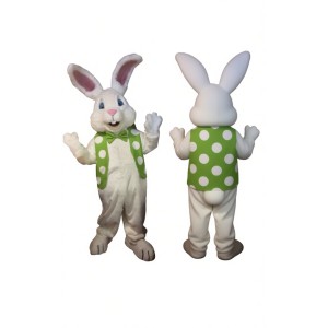 Easter Bunny Mascot Costume Full-Body Lion Suit