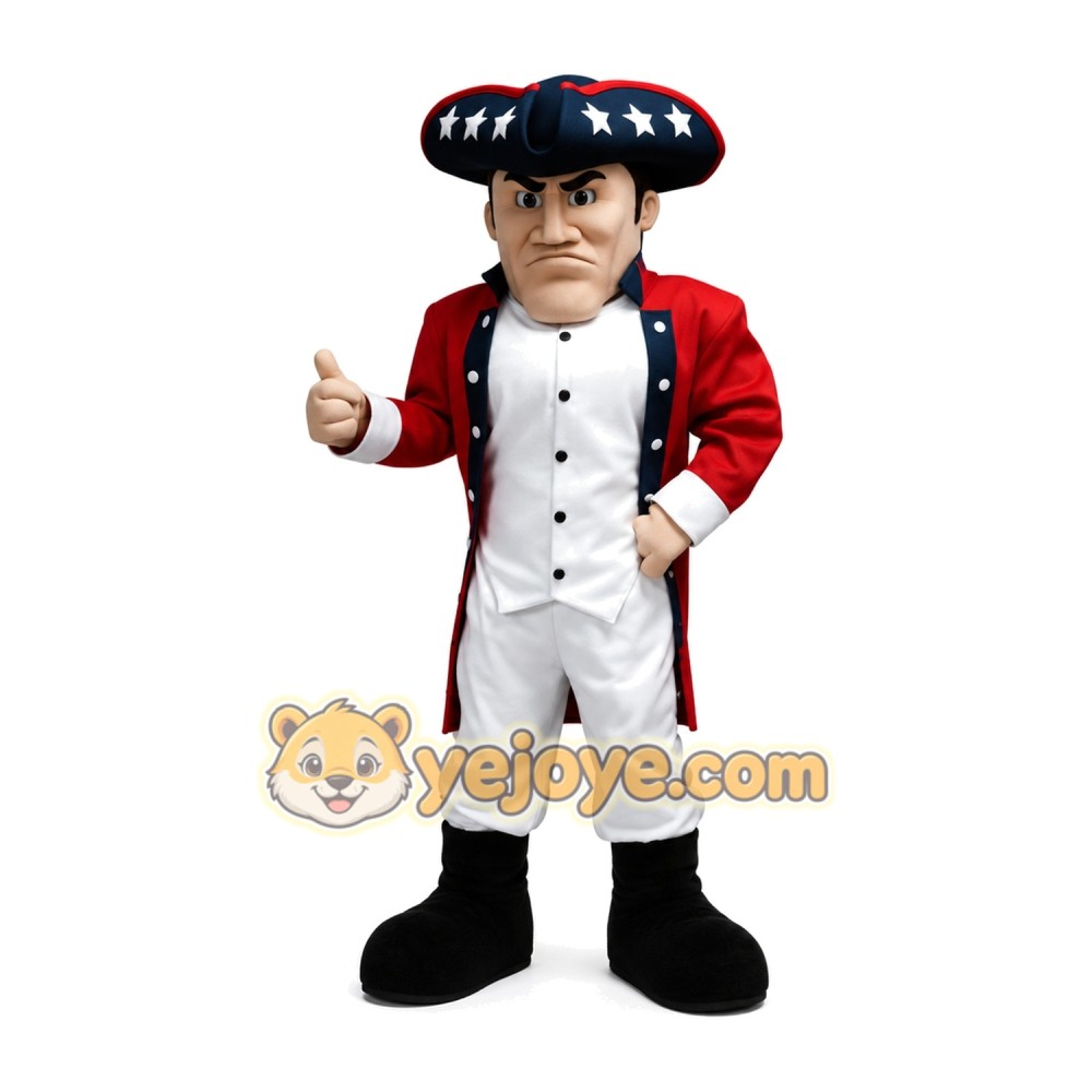 School Patriot Mascot Costume School Patriot Mascot Costume