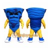 Blue Tornado Mascot Costume Blue Tornado Mascot Costume