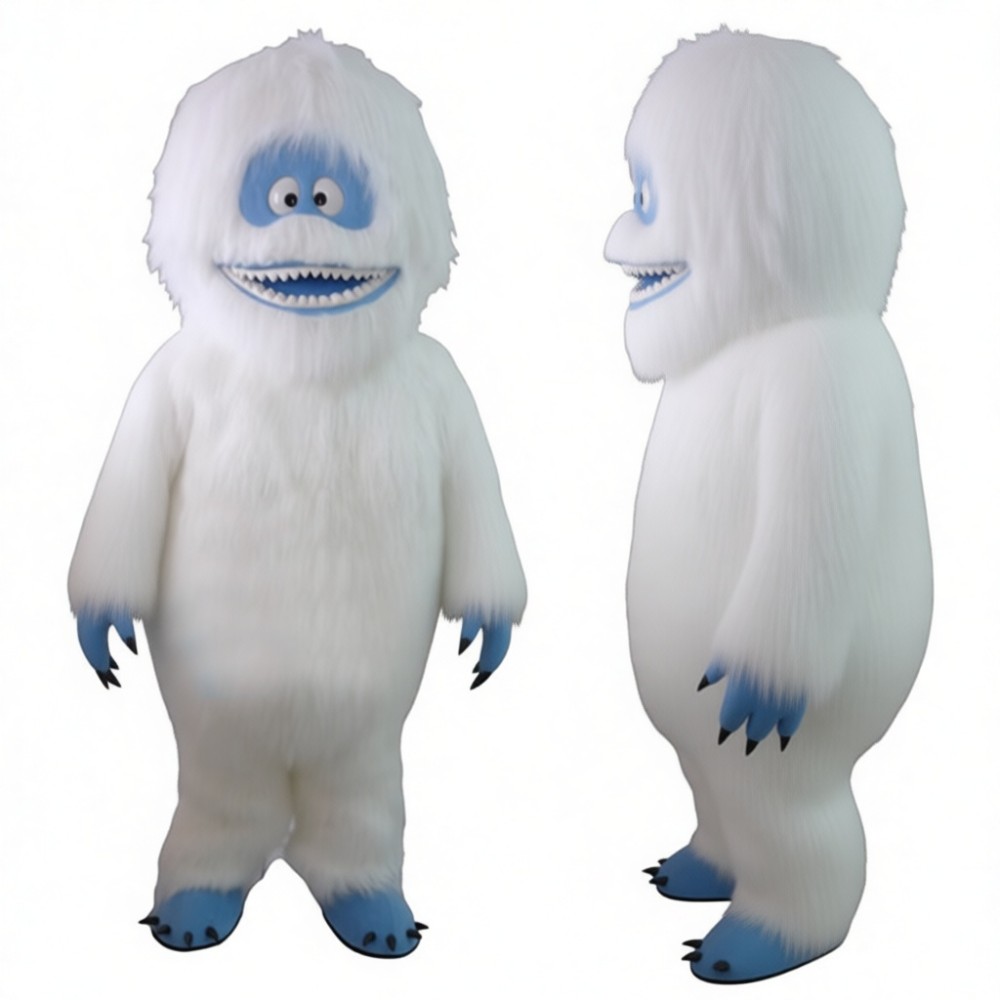 Christmas Snowman Yeti Mascot Costume