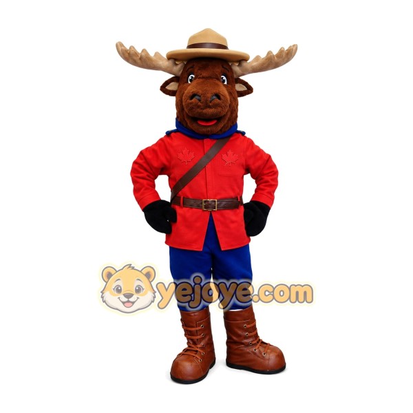 Festive Moose Mascot Costume