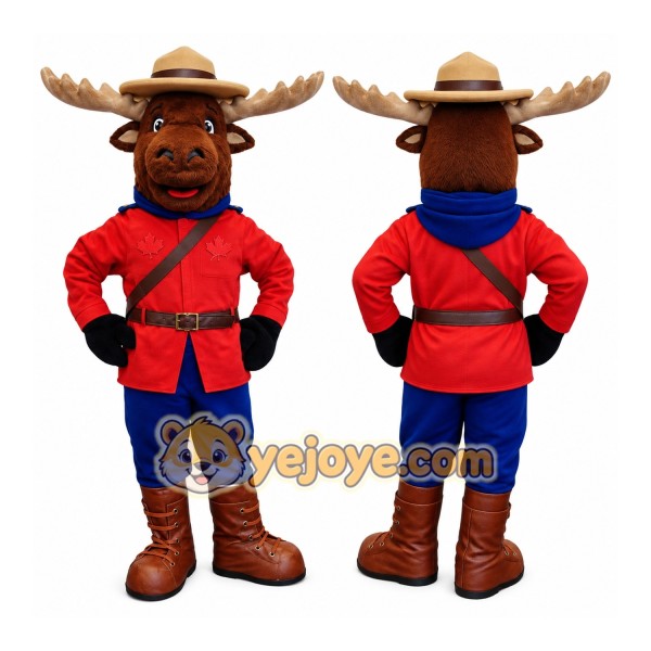 Festive Moose Mascot Costume
