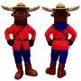 Festive Moose Mascot Costume
