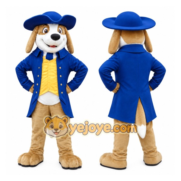 Blue Dog Man Beagle Mascot Costumes