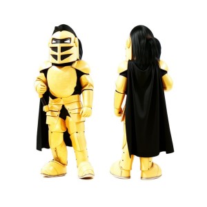 School Golden Knight Mascot Costume