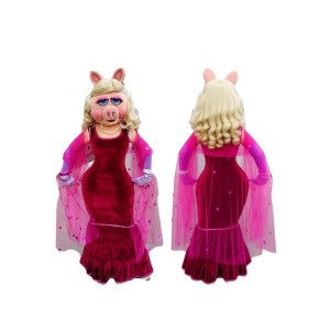 Fashion Miss Piggy Mascot Costume
