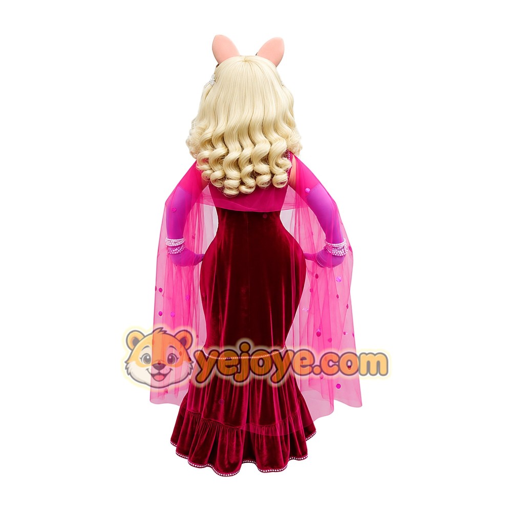 Fashion Miss Piggy Mascot Costume