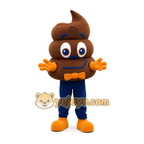 Happy Poop Adult Mascot Costume