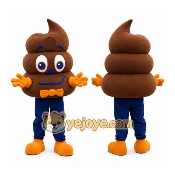 Happy Poop Adult Mascot Costume