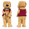 Brown Furry Dog Mascot Costume