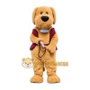 Brown Furry Dog Mascot Costume Brown Furry Dog Mascot Costume