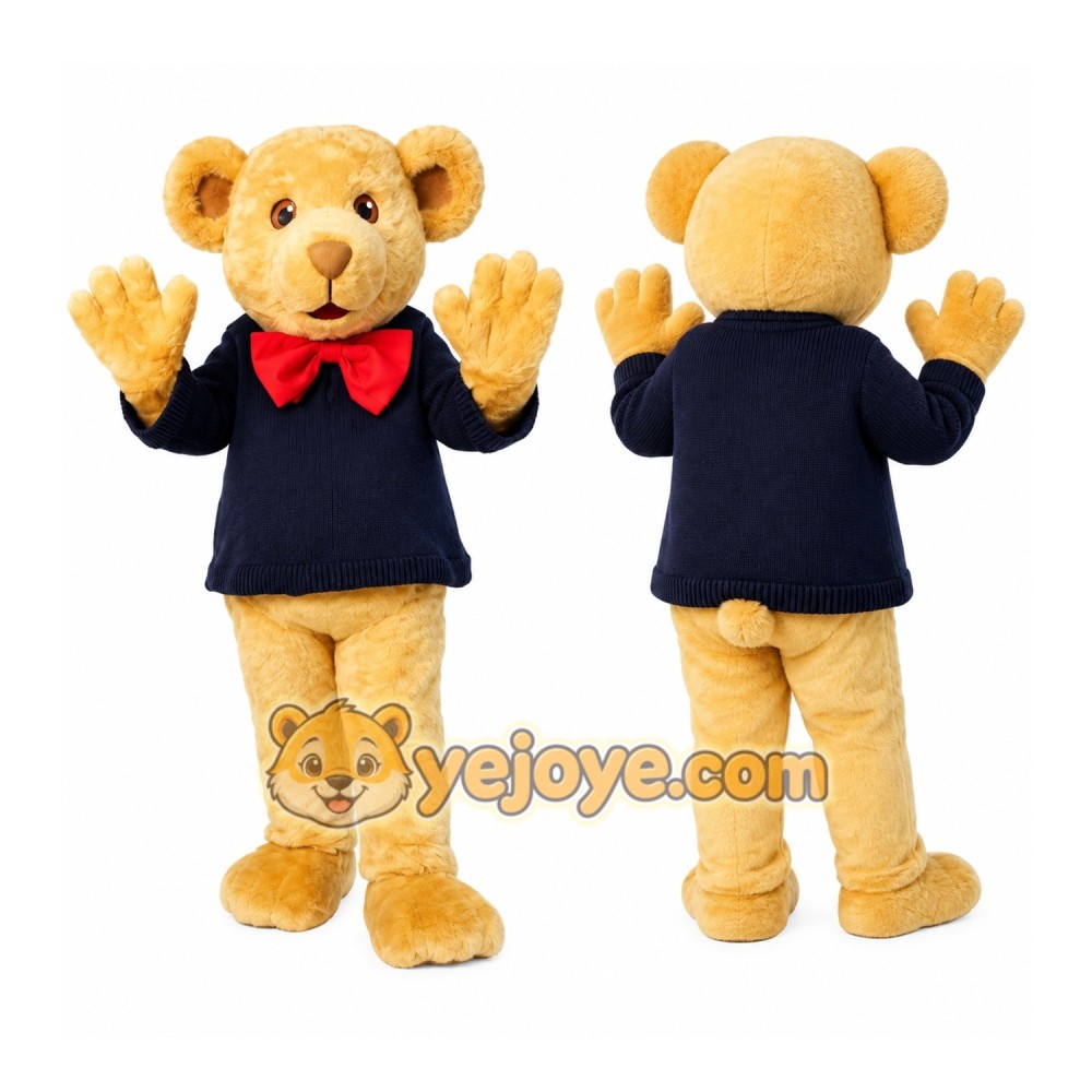 Brown Furry Dog Mascot Costume Brown Furry Dog Mascot Costume
