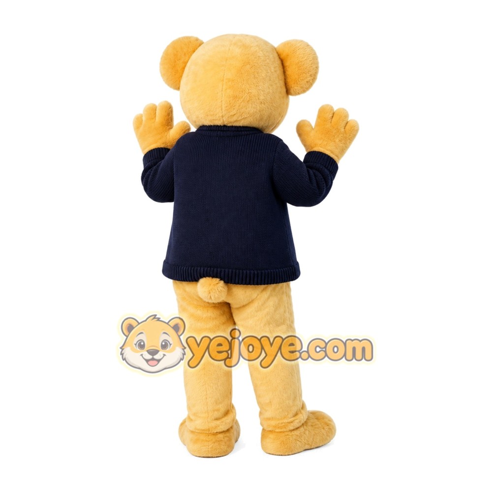 Brown Furry Dog Mascot Costume Brown Furry Dog Mascot Costume