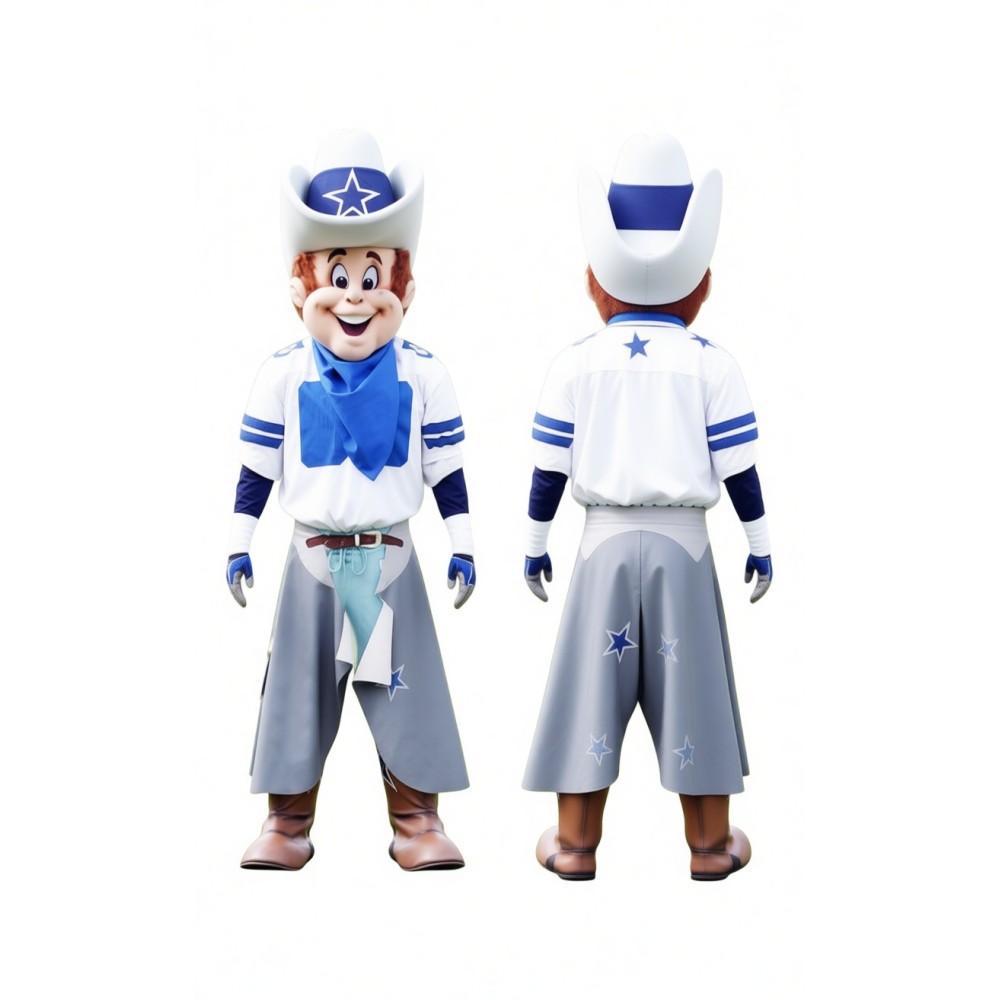 Dallas Rowdy Cowboy Mascot Costume