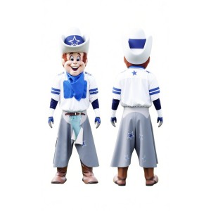 Dallas Rowdy Cowboy Mascot Costume