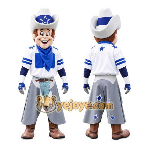 Dallas Rowdy Cowboy Mascot Costume