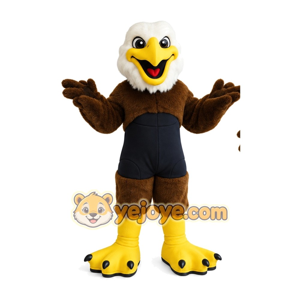 Power Fierce Eagle Mascot Costume Power Fierce Eagle Mascot Costume