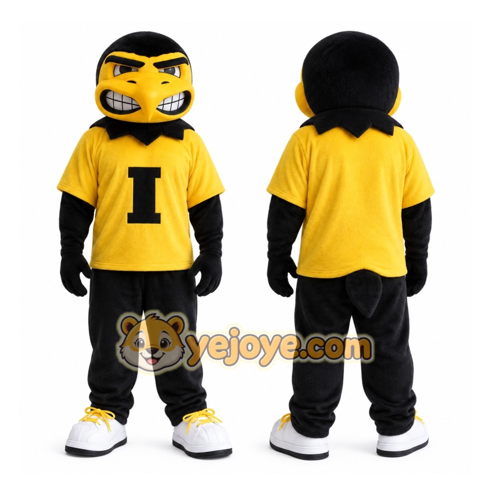 University of Iowa Herky Mascot Costume University of Iowa Herky Mascot Costume
