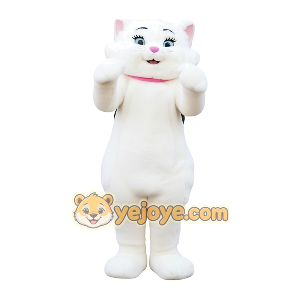 White Marie Cat Mascot Costumes White Marie Cat Mascot Costumes