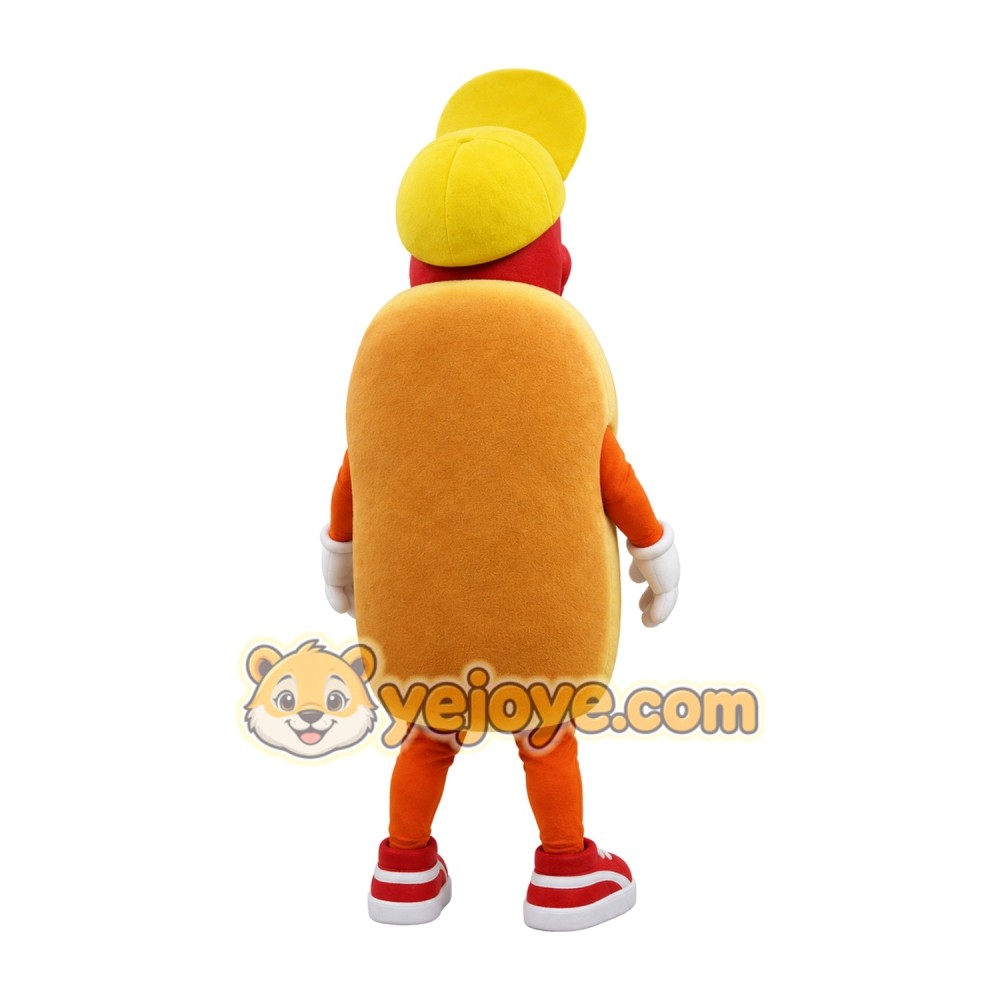 Happy Hot Dog Mascot Costumes Happy Hot Dog Mascot Costumes