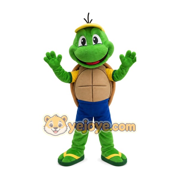 Purchase Mascot cute little green turtle Mascot Costumes Purchase Mascot cute little green turtle Mascot Costumes