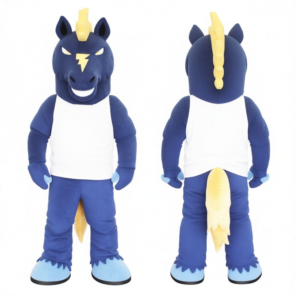 Sweet And Cute Horse Mascot Costume