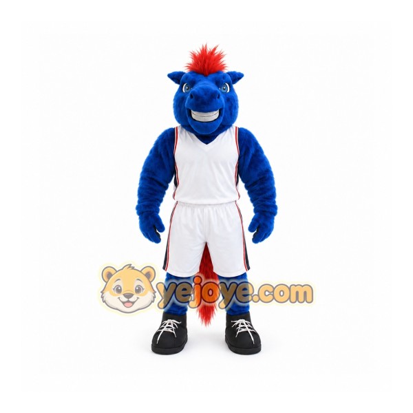 Fairleigh Dickinson University Alumni Blue Horse Mascot Costume