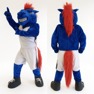 Fairleigh Dickinson University Alumni Blue Horse Mascot Costume