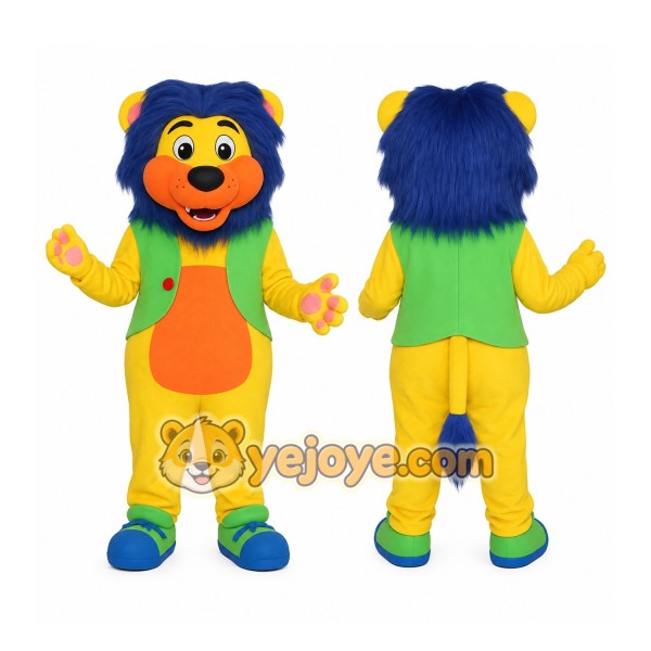 Colorful Lion Mascot Costume