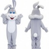 Grey Easter Bunny Rabbit Mascot Costume