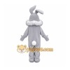 Grey Easter Bunny Rabbit Mascot Costume Grey Easter Bunny Rabbit Mascot Costume