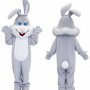 Grey Easter Bunny Rabbit Mascot Costume