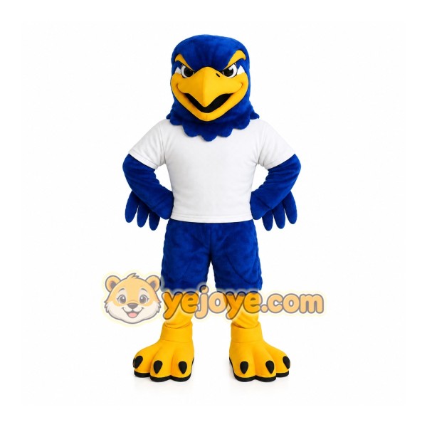 Sport Blue Hawk Ealge Mascot Costume